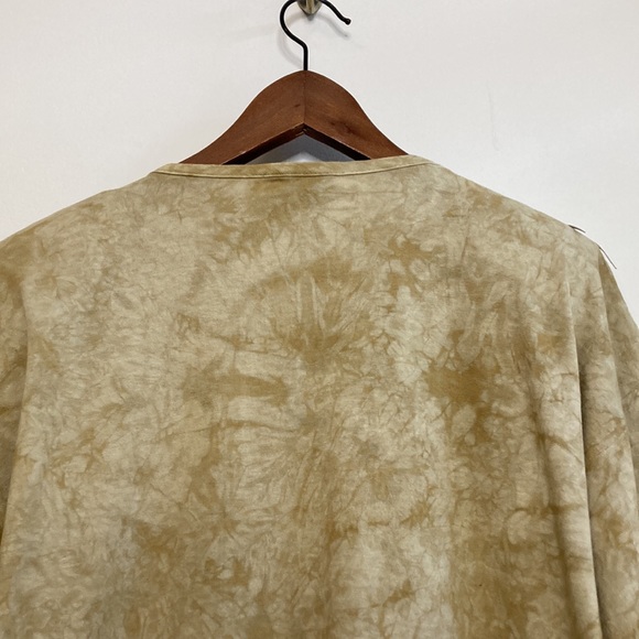 Vintage Top Womens One Size Beige Tie Dye Fringe Southwestern Studs Cowgirl - Picture 4 of 11